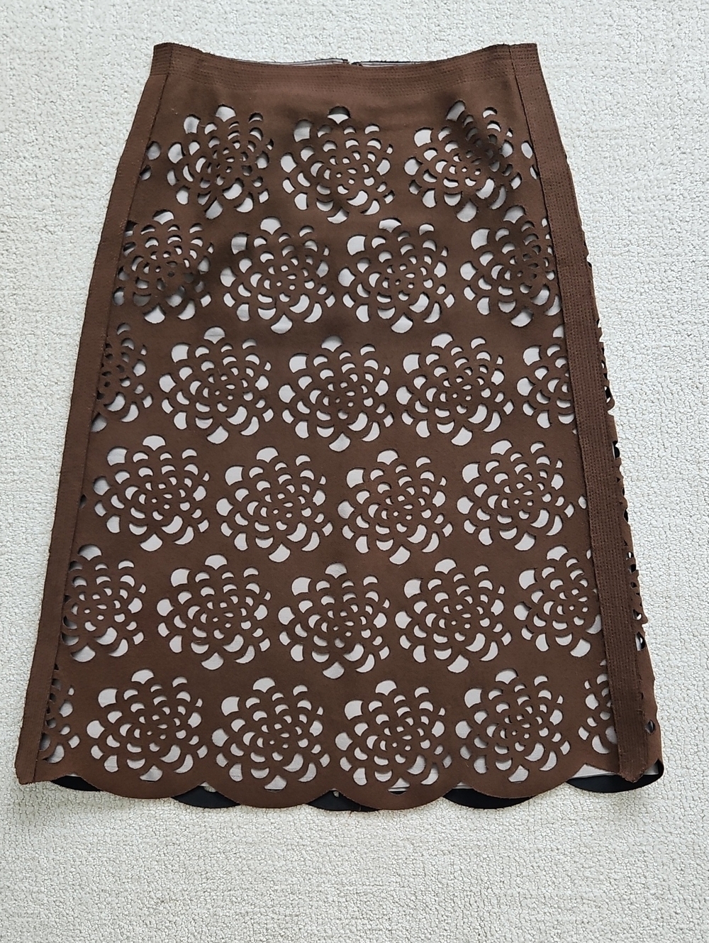 Charles Nolan laser-cut skirt, sz 6